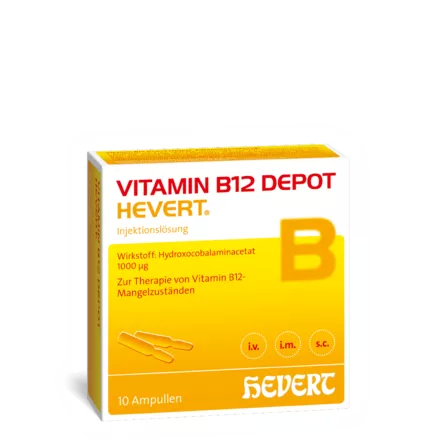 Leistungsfähig und vital mit Vitamin B12 Depot Hevert